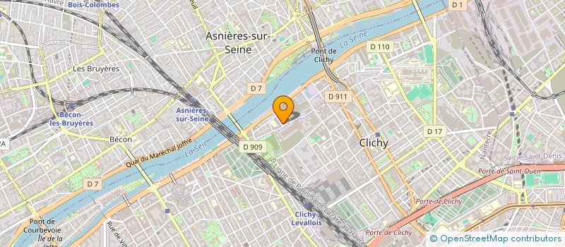 localisation de l'entreprise MONSIEUR JOAO DEL GIUDICE DE CARVALHO à CLICHY