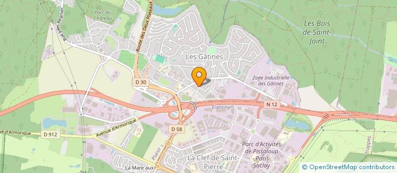 localisation de l'entreprise MONSIEUR JOAO DIAS DA LUZ  PLAISIR