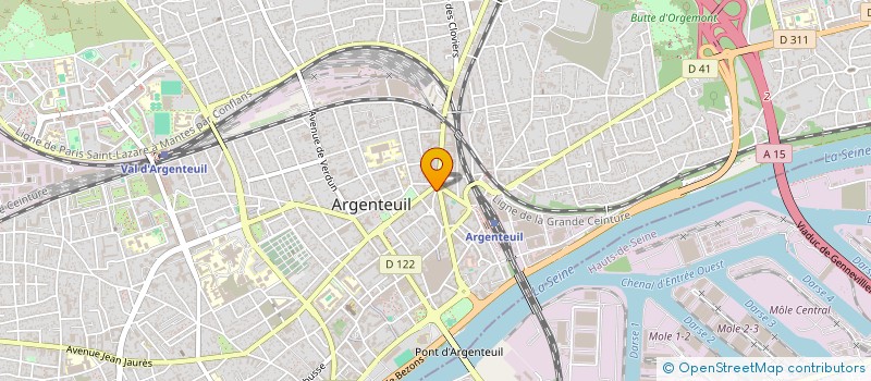 localisation de l'entreprise MONSIEUR JOAO DO ROSARIO ALVES  COLOMBES