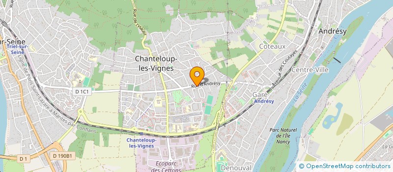 localisation de l'entreprise MONSIEUR JOAO DOS SANTOS INACIO  CHANTELOUP-LES-VIGNES