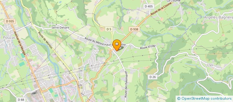 localisation de l'entreprise MONSIEUR JOAO DOS SANTOS MOREIRA  BAGNERES-DE-BIGORRE