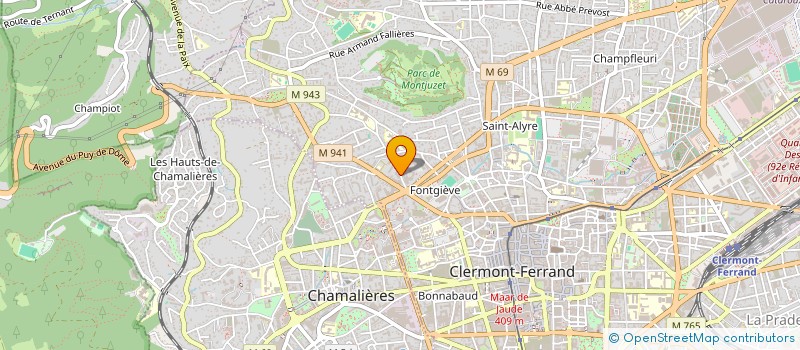 localisation de l'entreprise MONSIEUR JOAO DUARTE FREITAS  CLERMONT-FERRAND