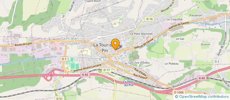 localisation de l'entreprise MONSIEUR JOAO EMERENCIANO CAVACO à LA TOUR-DU-PIN