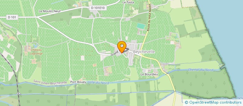 localisation de l'entreprise MONSIEUR JOAO FAVREAU  SAINT-JULIEN-BEYCHEVELLE