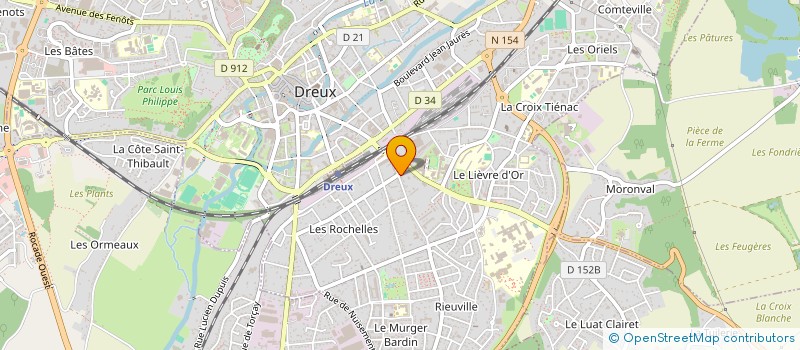 localisation de l'entreprise MONSIEUR JOAO FERNANDES à DREUX