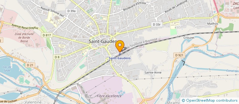localisation de l'entreprise MONSIEUR JOAO FERNANDES DE ASCENSAO à SAINT-GAUDENS