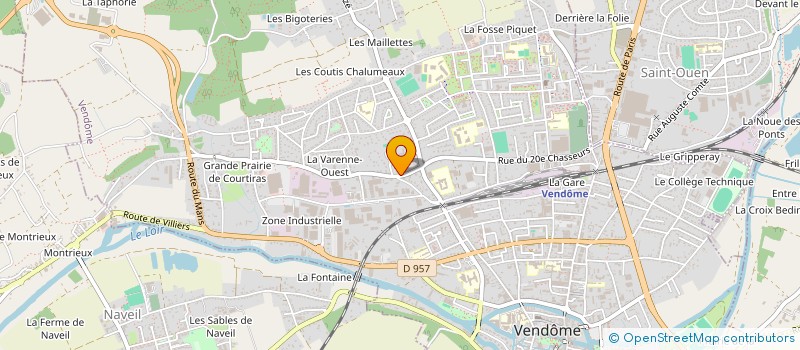 localisation de l'entreprise MONSIEUR JOAO FERREIRA  VENDOME