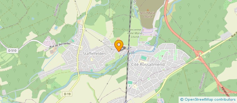 localisation de l'entreprise MONSIEUR JOAO FERREIRA DA CRUZ  STAFFELFELDEN