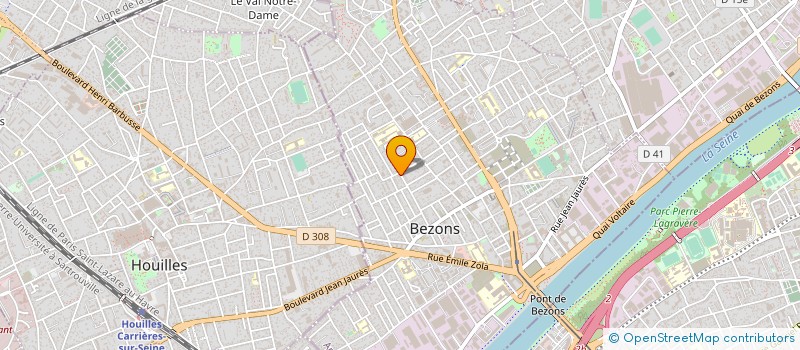 localisation de l'entreprise MONSIEUR JOAO FILIPE DE FREITAS SOUSA à BEZONS