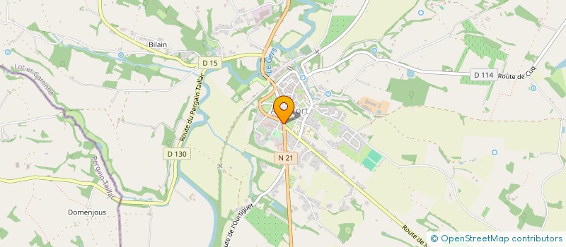 localisation de l'entreprise MONSIEUR JOAO FINS  ASTAFFORT