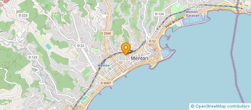 localisation de l'entreprise MONSIEUR JOAO FONTES MARTINS à MENTON