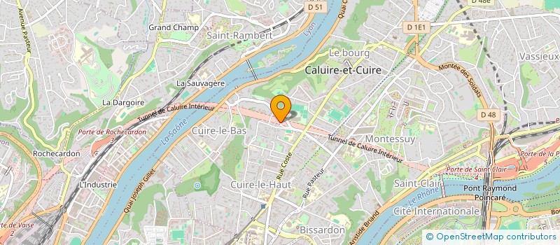 localisation de l'entreprise MONSIEUR JOAO GARCIA  CALUIRE-ET-CUIRE