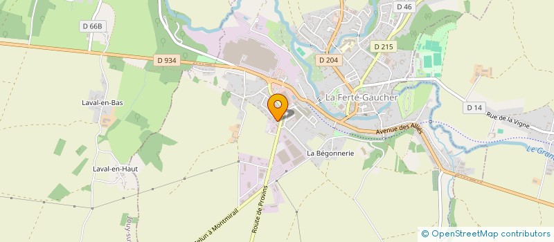 localisation de l'entreprise MONSIEUR JOAO GOMES  LA FERTE-GAUCHER