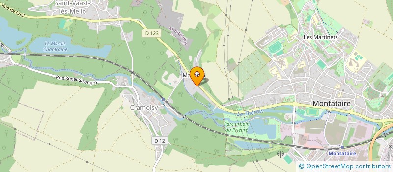 localisation de l'entreprise MONSIEUR JOAO GOMES DE ALMEIDA  MONTATAIRE