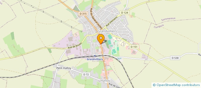 localisation de l'entreprise MONSIEUR JOAO GOMES FARIA  GRANDVILLIERS