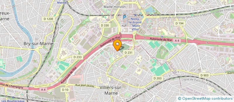 localisation de l'entreprise MONSIEUR JOAO GOMES LANDIM à VILLIERS-SUR-MARNE