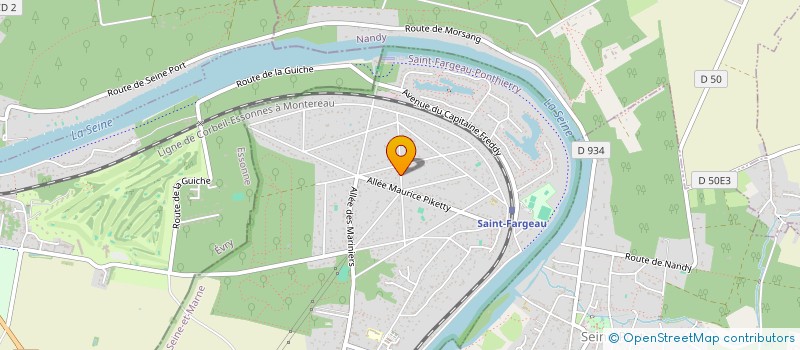 localisation de l'entreprise MONSIEUR JOAO GONCALVES DA CRUZ  SAINT-FARGEAU-PONTHIERRY