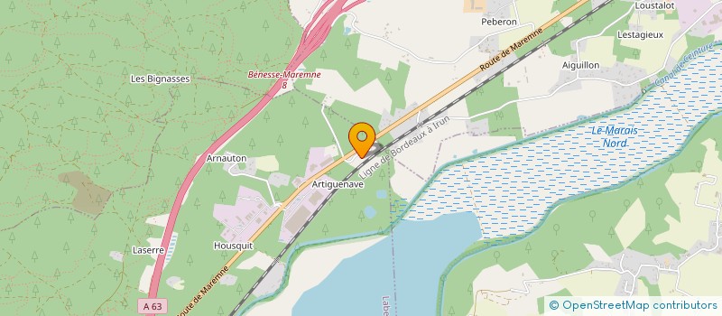 localisation de l'entreprise MONSIEUR JOAO GONCALVES PEREIRA  LABENNE