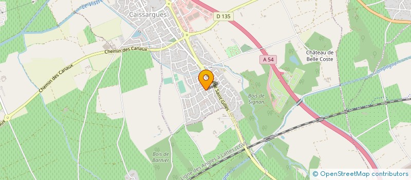 localisation de l'entreprise MONSIEUR JOAO GUEDES FERREIRA à CAISSARGUES