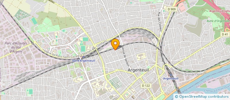 localisation de l'entreprise MONSIEUR JOAO GUERRA CARNEIRO  ARGENTEUIL