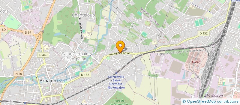 localisation de l'entreprise MONSIEUR JOAO HENRIQUES DA SILVA à SAINT-GERMAIN-LES-ARPAJON