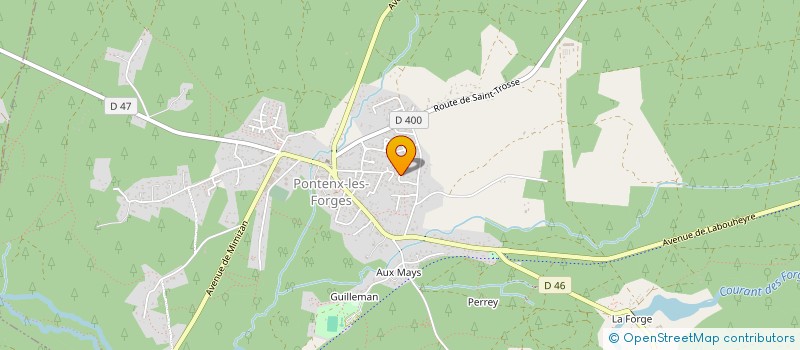 localisation de l'entreprise MONSIEUR JOAO JORGE  PONTENX-LES-FORGES