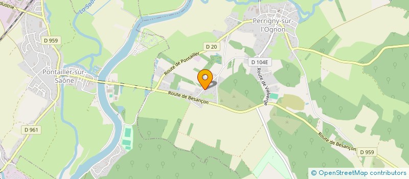 localisation de l'entreprise MONSIEUR JOAO LEAL BASTOS  PERRIGNY SUR L'OGNON