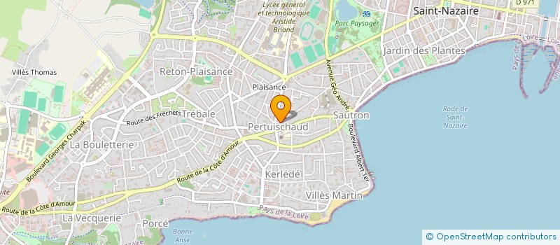 localisation de l'entreprise MONSIEUR JOAO LEITE COUTO  SAINT-NAZAIRE