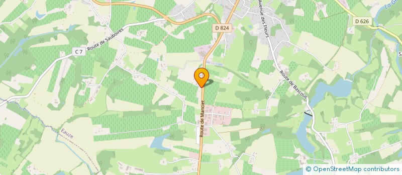 localisation de l'entreprise MONSIEUR JOAO LEITE PEREIRA  EAUZE