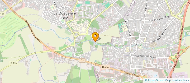 localisation de l'entreprise MONSIEUR JOAO LIRA PENHA  LA QUEUE-EN-BRIE