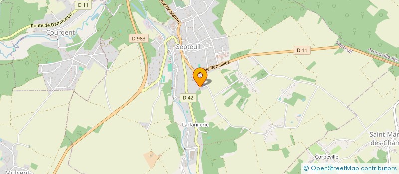 localisation de l'entreprise MONSIEUR JOAO LOPES ANTUNES  SEPTEUIL