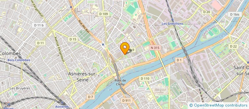 localisation de l'entreprise MONSIEUR JOAO LOPES BARTOLOMEU  GENNEVILLIERS