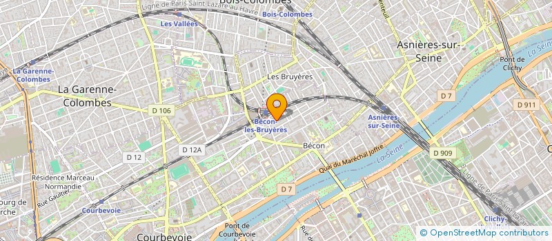 localisation de l'entreprise MONSIEUR JOAO LOPES CORREIA à COURBEVOIE