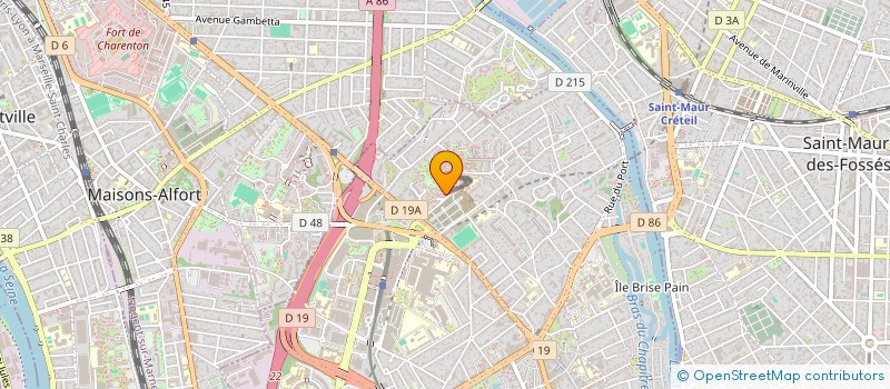 localisation de l'entreprise MONSIEUR JOAO LOPES MARTINS  CRETEIL