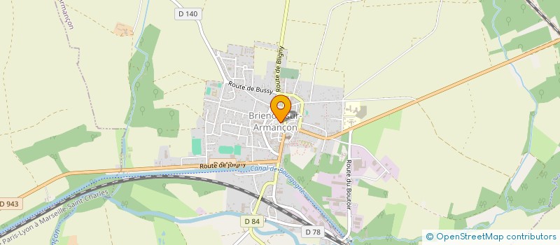 localisation de l'entreprise MONSIEUR JOAO LOPES SILVERIO  BRIENON-SUR-ARMANCON