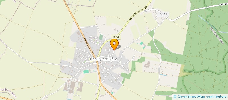 localisation de l'entreprise MONSIEUR JOAO LOPEZ DA CRUZ  CHAILLY-EN-BIERE