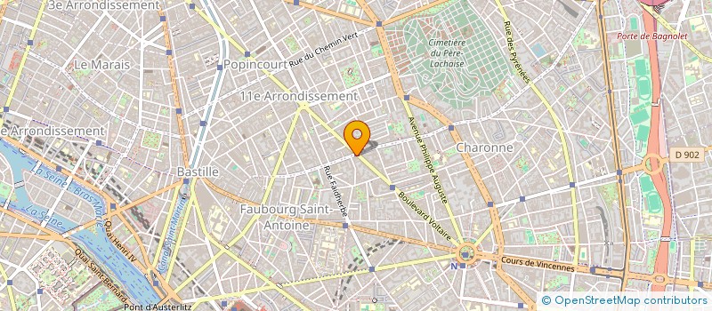 localisation de l'entreprise MONSIEUR JOAO LUIS DA COSTA  PARIS