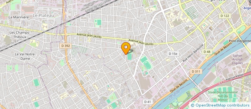 localisation de l'entreprise MONSIEUR JOAO MADALENA DIOGO  ARGENTEUIL