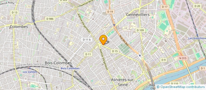 localisation de l'entreprise MONSIEUR JOAO MAGALHAES  ASNIERES-SUR-SEINE