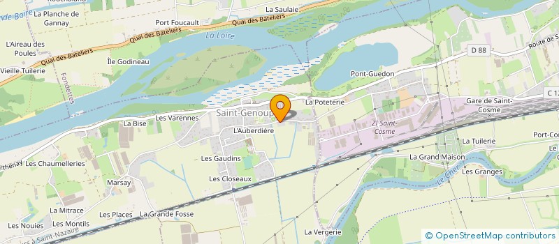 localisation de l'entreprise MONSIEUR JOAO MANUEL DA SILVA SANTOS  SAINT-GENOUPH