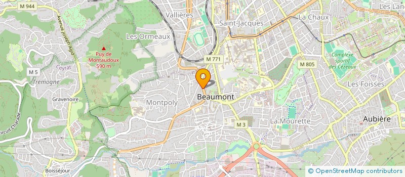 localisation de l'entreprise MONSIEUR JOAO MANUEL FREITAS RIBEIRO à BEAUMONT