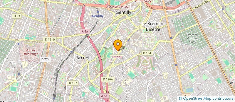 localisation de l'entreprise MONSIEUR JOAO MANUEL MOREIRA  GENTILLY