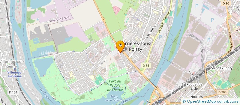 localisation de l'entreprise MONSIEUR JOAO MARCELO  CARRIERES-SOUS-POISSY