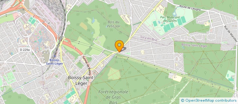 localisation de l'entreprise MONSIEUR JOAO MARQUES à BOISSY-SAINT-LEGER