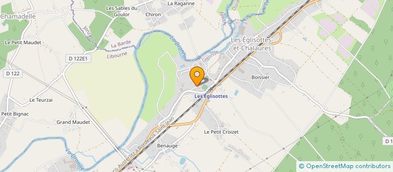 localisation de l'entreprise MONSIEUR JOAO MARTA  LES EGLISOTTES-ET-CHALAURES