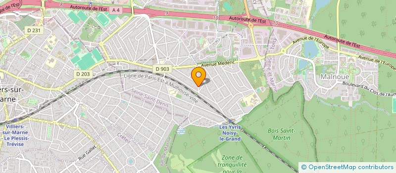 localisation de l'entreprise MONSIEUR JOAO MARTINS JORGE  NOISY-LE-GRAND