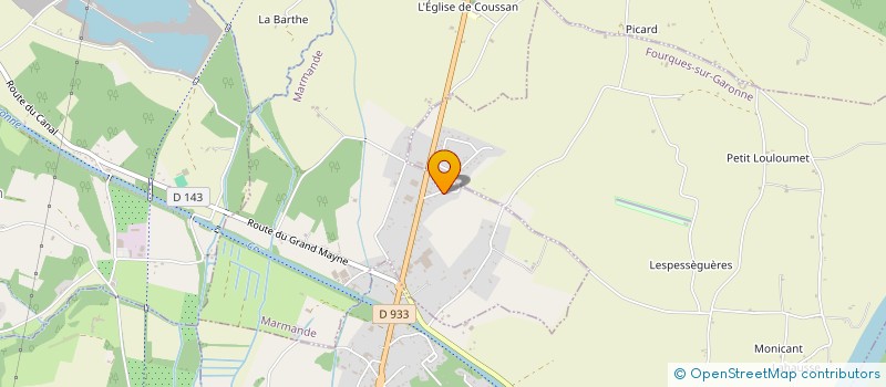 localisation de l'entreprise MONSIEUR JOAO MARTINS LOPES  MARMANDE