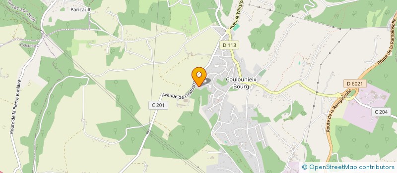 localisation de l'entreprise MONSIEUR JOAO MATA PAULINO  CHALAGNAC