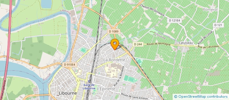 localisation de l'entreprise MONSIEUR JOAO MENDES  LIBOURNE