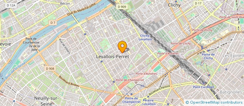 localisation de l'entreprise MONSIEUR JOAO MENDONCA DE FREITAS à LEVALLOIS-PERRET